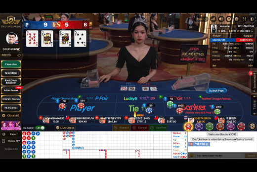 Dream Gaming baccarat